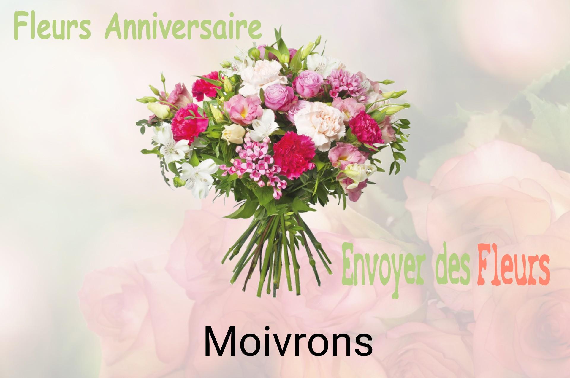 Bouquet de fleurs d’anniversaire livré à Moivrons
